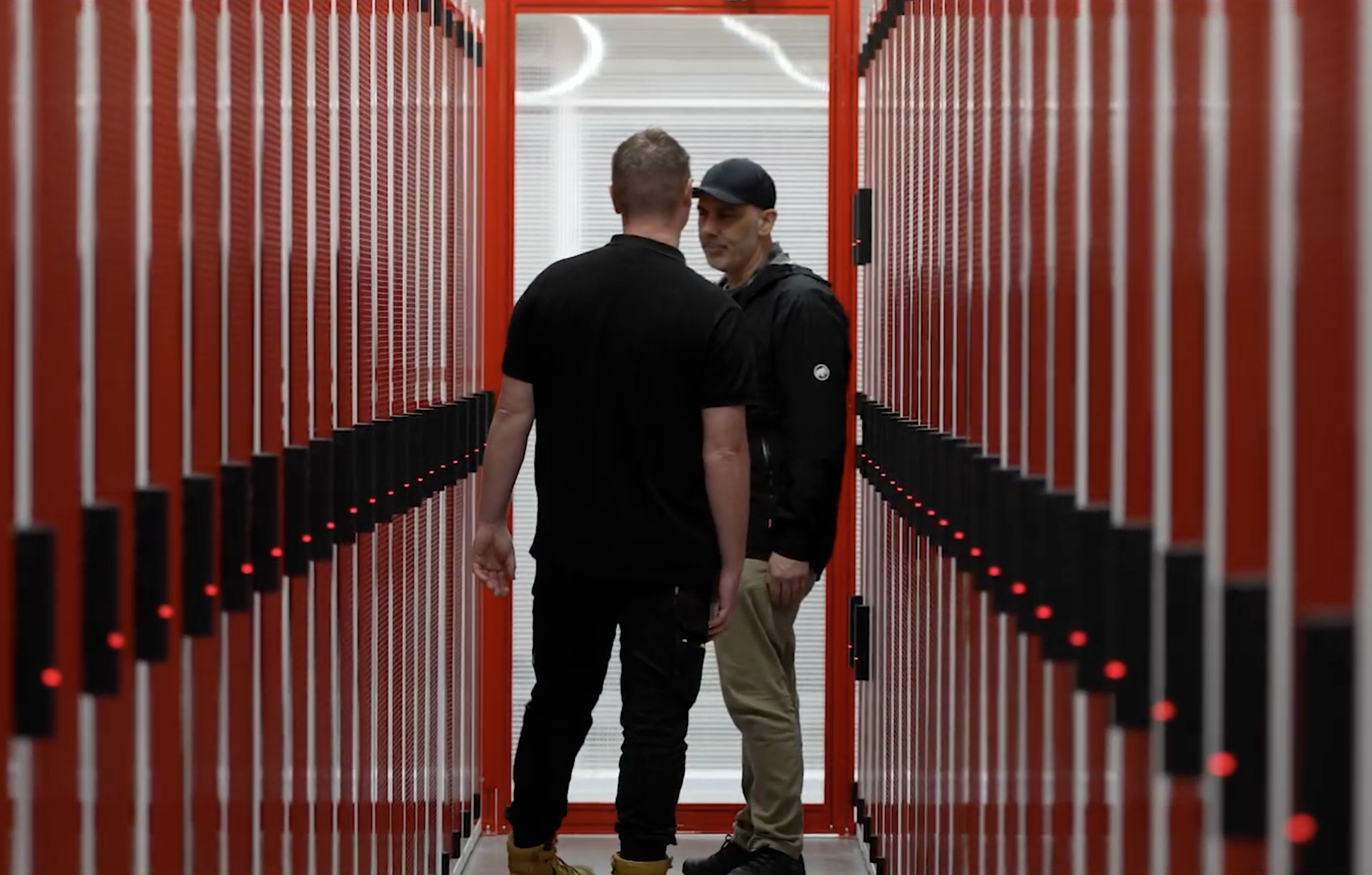 Maincode team at the datacenter